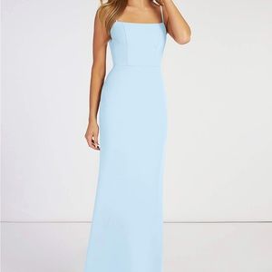 Azazie Sky Blue Bridesmaid Dress